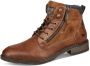 Mustang Shoes Hoge veterschoenen met een ritssluiting - Thumbnail 4