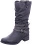 Mustang Shoes Winterlaarzen met stempeldruk bij de hiel slouchy schacht - Thumbnail 2
