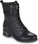 Mustang Dames Bottine Zwart - Thumbnail 2