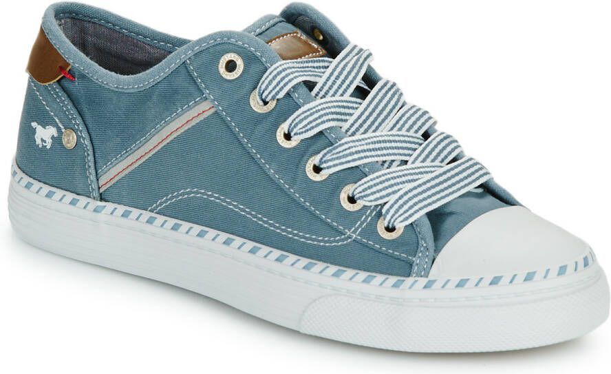 Mustang lage sneaker himmelblau - Foto 2
