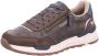 Mustang Comfortabele herensneaker met rits Brown Heren - Thumbnail 3