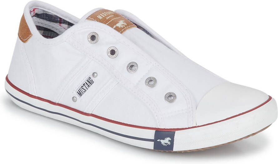 Mustang Shoes Slip-on sneakers Slippers zomerschoenen vrijetijdsschoenen met praktische elastische band