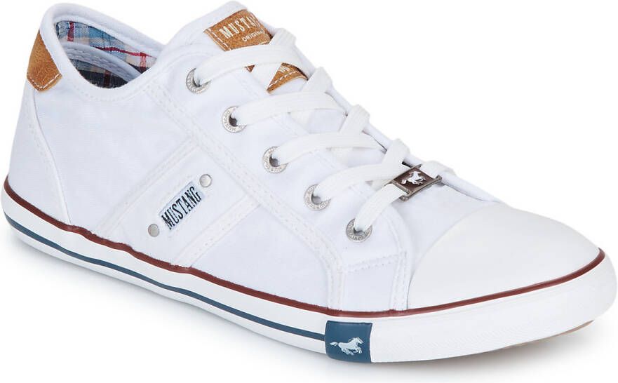 Mustang Shoes Sneakers vrijetijdsschoen lage schoen veterschoen met mustang merklabel