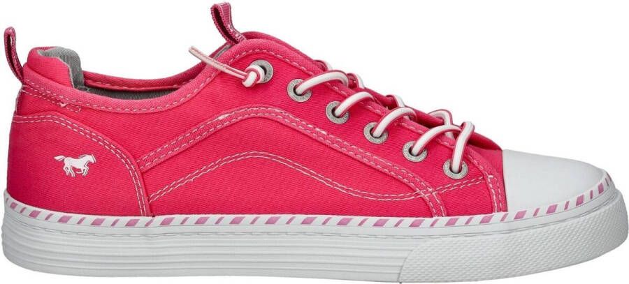 Mustang Shoes Slip-on sneakers slippers instapschoen vrijetijdsschoen met gekleurde zoolrand
