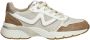 Mustang dames sneaker Beige wit - Thumbnail 3