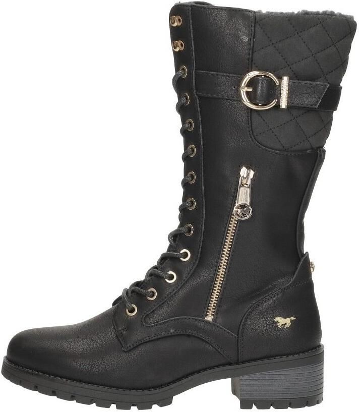 Mustang Shoes Winterlaarzen met goudkleurige accenten - Foto 2