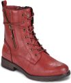 Mustang Shoes Winterlaarsjes Elfi Enkellaars winterboots met speelse sierrits - Rood