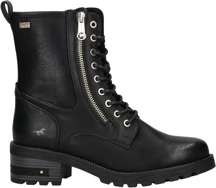 Mustang dames veterboot Zwart