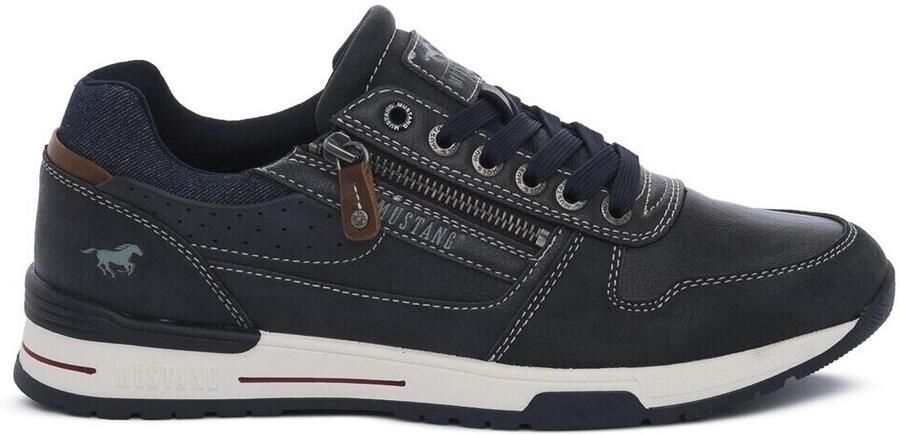 Mustang Lage Sneakers 26M0281003NAVY - Foto 2