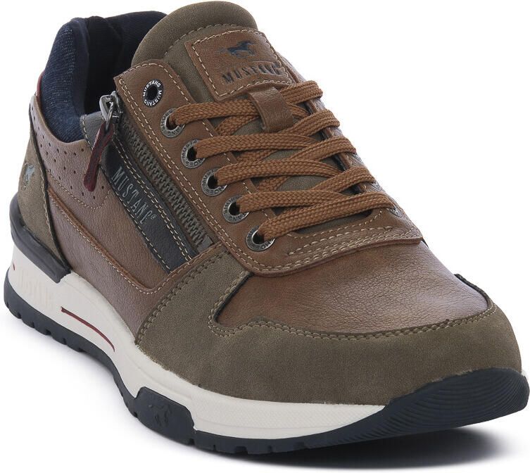 Mustang Lage Sneakers COGNAC