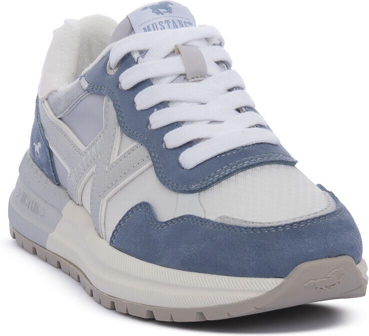 Mustang Lage Sneakers SKY SILVER