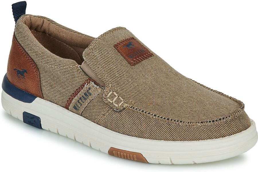 Mustang Sneakers Laag Sportief Beige - Foto 8