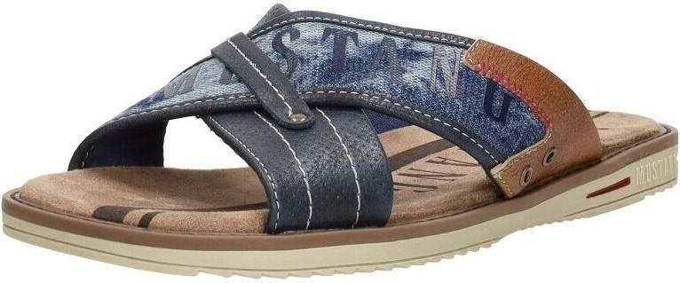 Mustang Shoes Slippers zomerschoen slippers badschoen met opvallende logo-opschrift - Foto 7