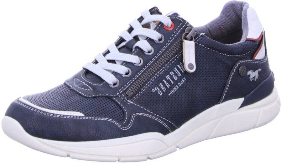 Mustang Shoes Sneakers met zijrits vrijetijdsschoen lage schoen veterschoen