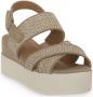 Mustang Shoes Sandaaltjes zomerschoen sandaal wig hak met lichte plateau - Thumbnail 3