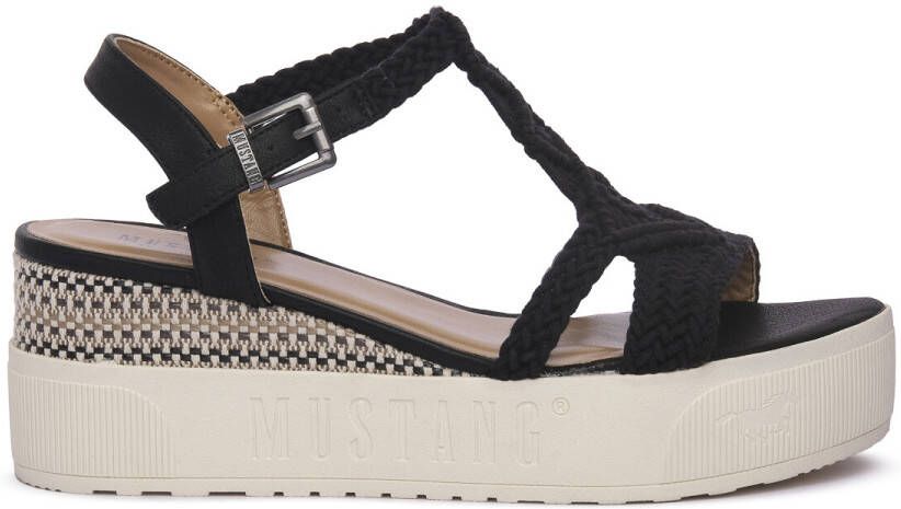 Mustang Sandalen BLACK