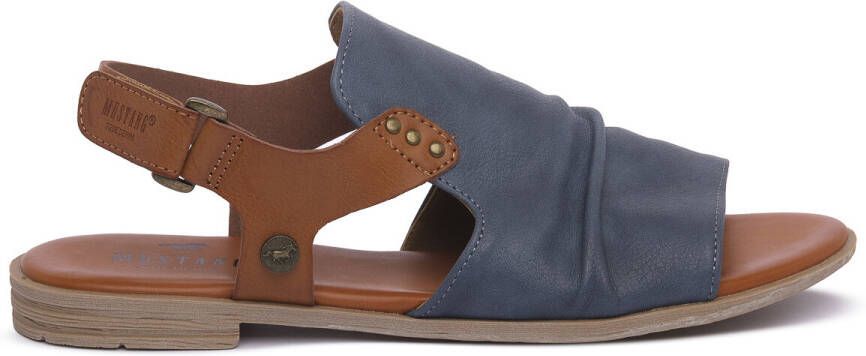 Mustang Shoes Sandalen zomerschoen sandaal blokhak met klittenbandsluiting