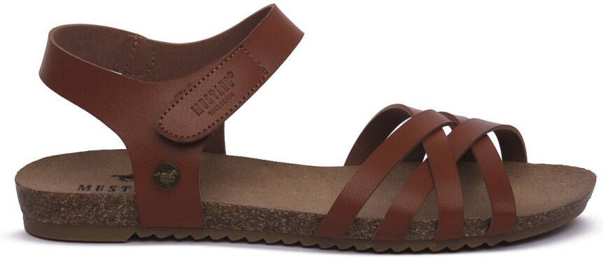 mustang Sandalen COGNAC