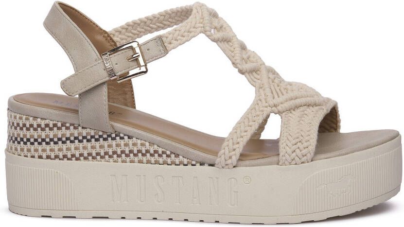 Mustang Sandalen IVORY