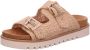 Mustang dames slipper Beige - Thumbnail 3