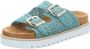 Mustang dames slipper Groen - Thumbnail 3