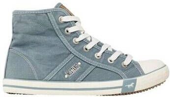 Mustang Shoes Sneakers high top-sneaker veterschoen met label in de loopzool