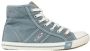 Mustang Shoes Sneakers high top-sneaker veterschoen met label in de loopzool - Thumbnail 1