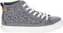 Mustang Shoes Veterschoenen high top sneakers vrijetijdsschoen met stijlvolle textielinzet - Thumbnail 2
