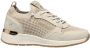 Mustang Beige Glitter Elastische Sneaker Beige Dames - Thumbnail 4