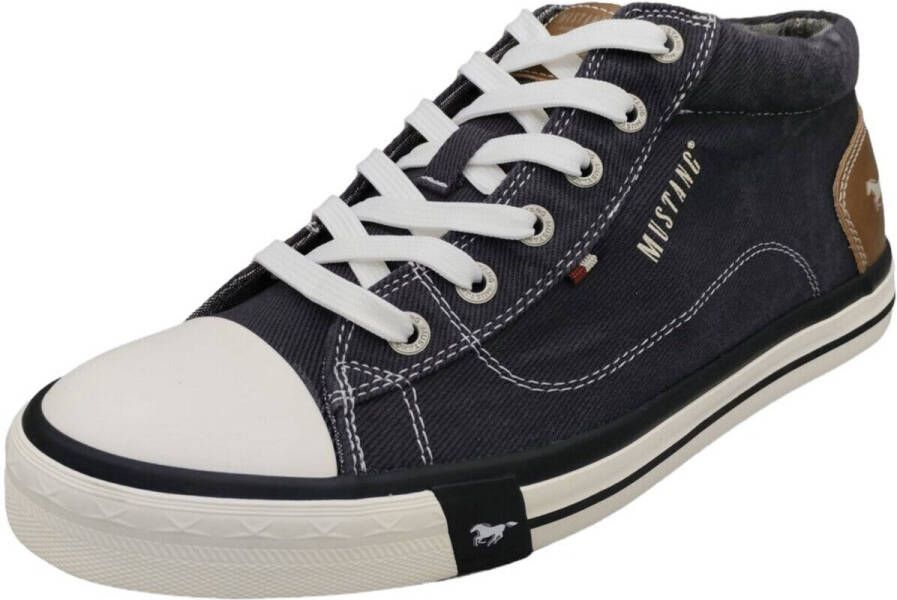Mustang Shoes Sneakers veterschoen lage schoen vrijetijdsschoen met rubberen kap