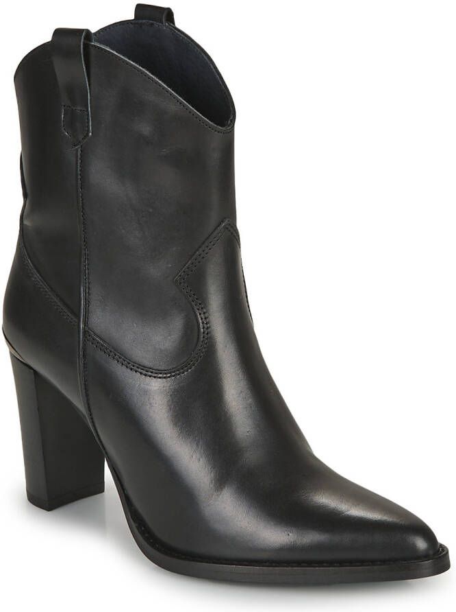Myma Enkellaarzen 6717-CUIR-NOIR