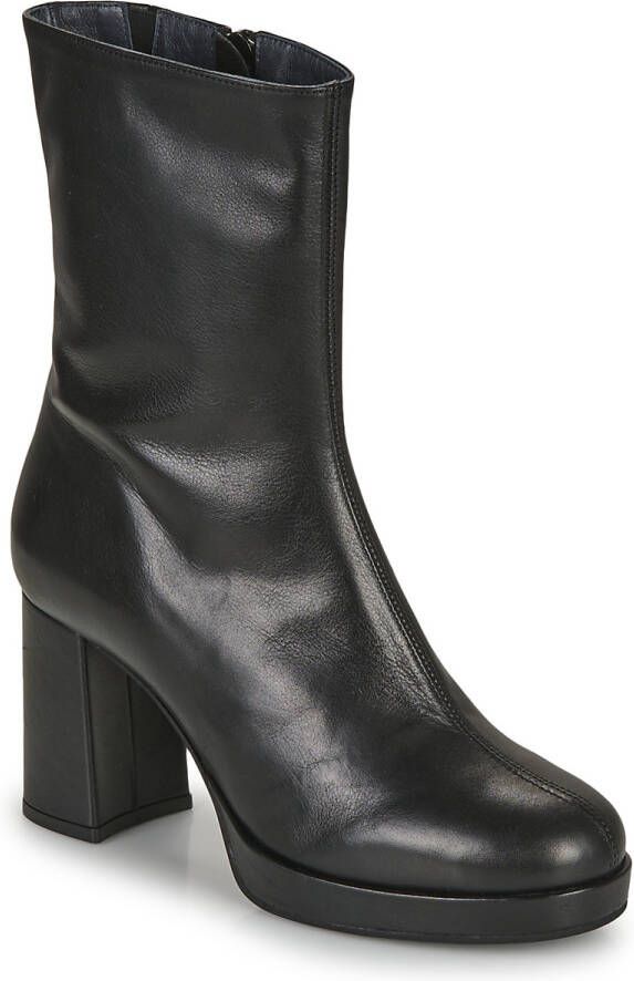 Myma Enkellaarzen 6786-CUIR-NOIR
