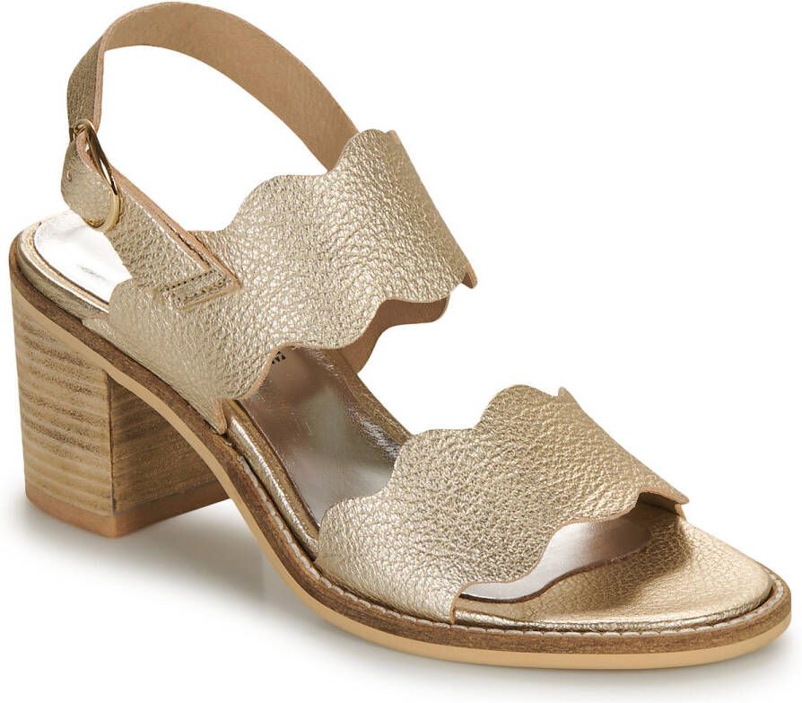 Myma Sandalen 7745MY02-SAND-TRUNCK-PLATIN=7745MYXX-CUIR-FOULONNE-TRUNK-PLATINE