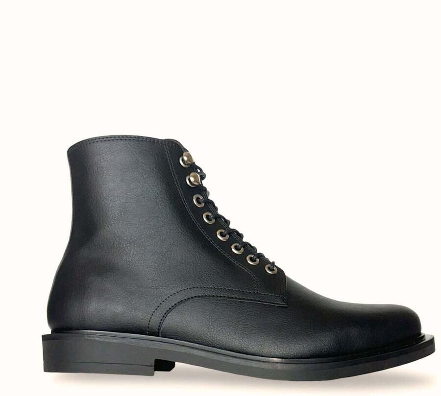 Nae Vegan Shoes Veterboots 'Jules' zwart