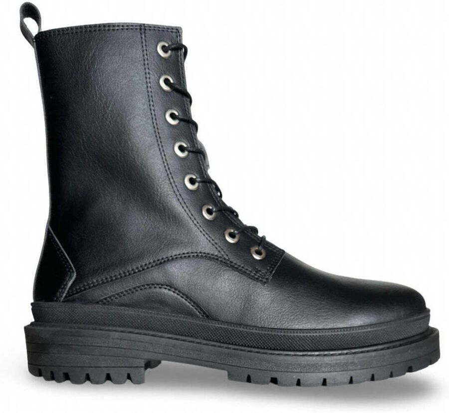Nae Vegan Shoes Veterboots zwart