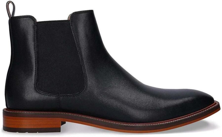 Nae Vegan Shoes Laarzen Vegan Chelsea Boots voor Heren Duncan Zwart