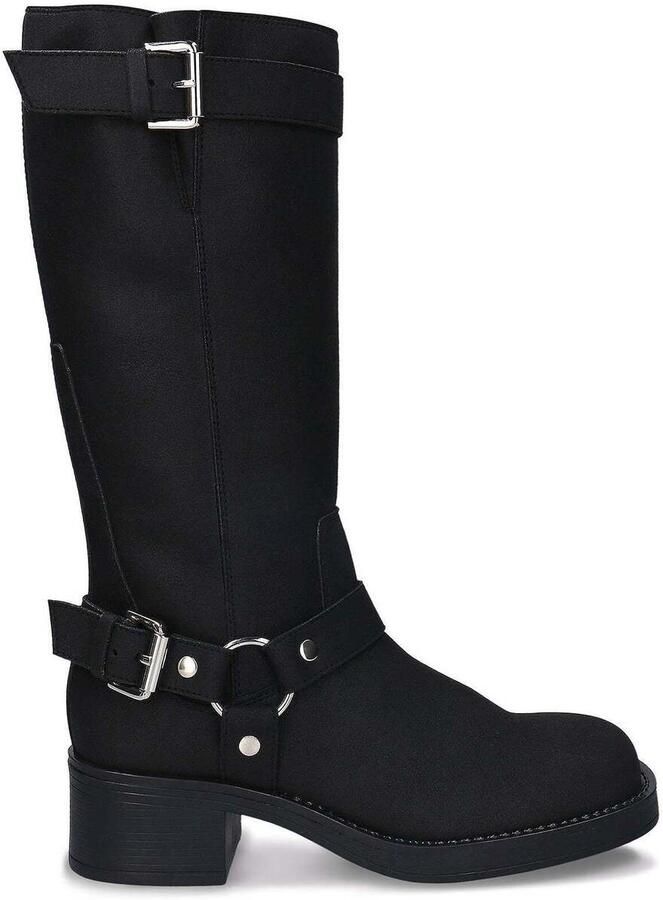 Nae Vegan Shoes Laarzen Vegan Motorlaarzen voor Dames Ruby Zwart
