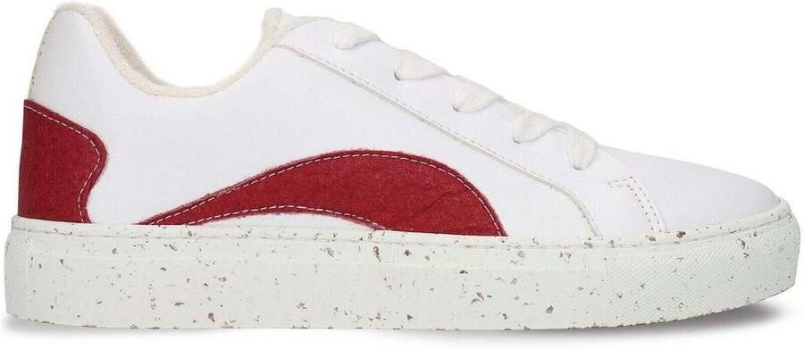 Nae Vegan Shoes Sneakers laag 'Berlin' rood wit