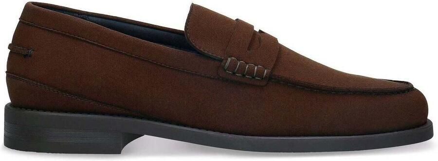 Nae Vegan Shoes Mocassins Vegan Loafers voor Heren Levi Bruin