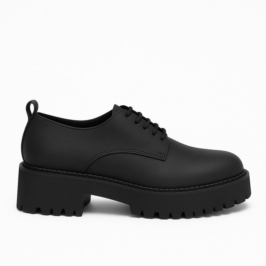 Nae Vegan Shoes Veterschoen 'Helen' zwart