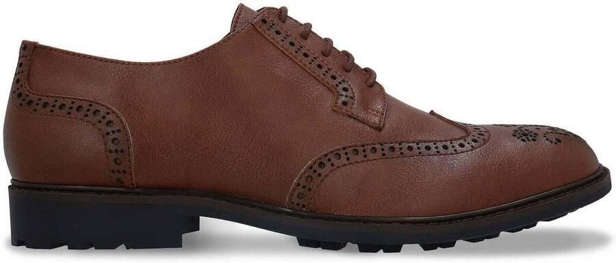 Nae Vegan Shoes Klassieke Schoenen Vegan Brogue Derby Schoenen voor Heren Gael Bruin