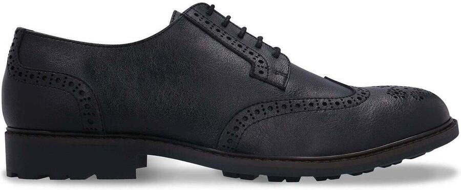 Nae Vegan Shoes Klassieke Schoenen Vegan Brogue Derby Schoenen voor Heren Gael Zwart
