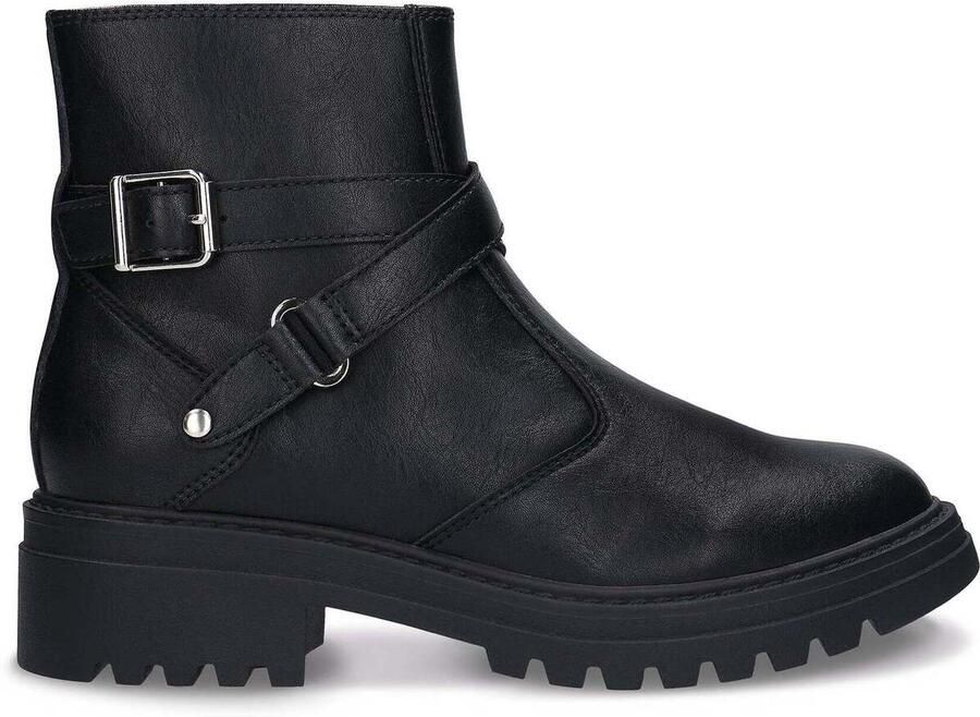 Nae Vegan Shoes Nette schoenen Vegan Enkellaarzen voor Dames Cody Zwart
