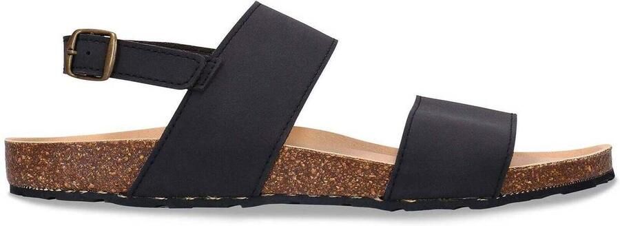 Nae Vegan Shoes Platte sandalen SAVAI Zwart