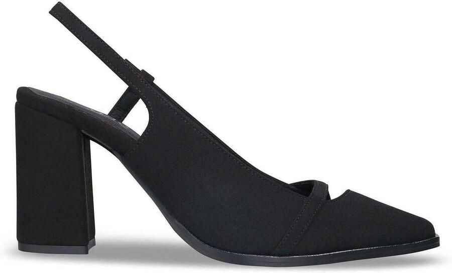 Nae Vegan Shoes Pumps Vegan Sandalen met Hak voor Dames Ember Zwart