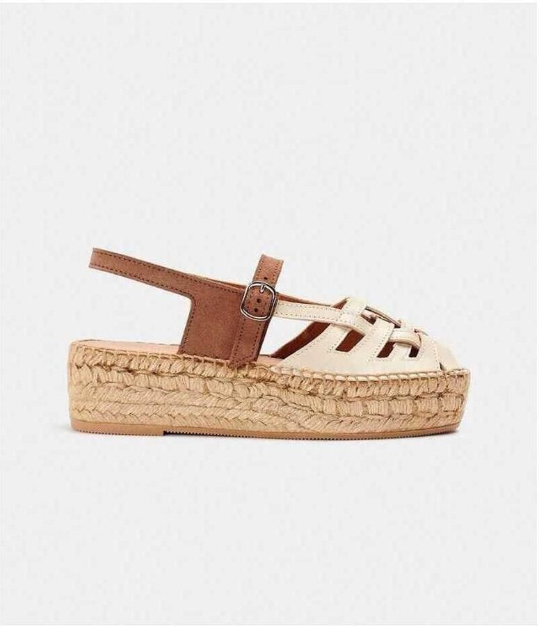 Naguisa Espadrilles Thalis Ecru Brown