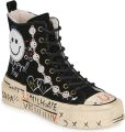 NAN-KU Hoge Sneakers DFD-02C - Zwart
