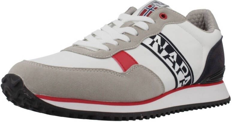 Napapijri Polyester Sneaker Met Contrasterende Details En Logo