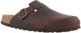 Natural Sense unisex pantoffels klomp leer bruin - Thumbnail 2