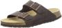 Natural Sense unisex pantoffels muiltjes sandalen leer bruin - Thumbnail 2